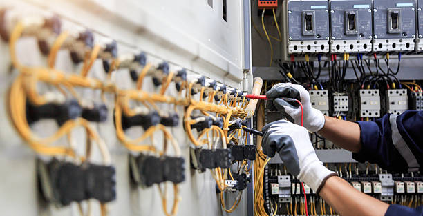 Professional Electrician technician working in King, WI